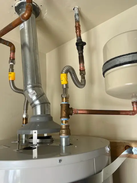 Water heater installation and plumbing repair in McCall Heights