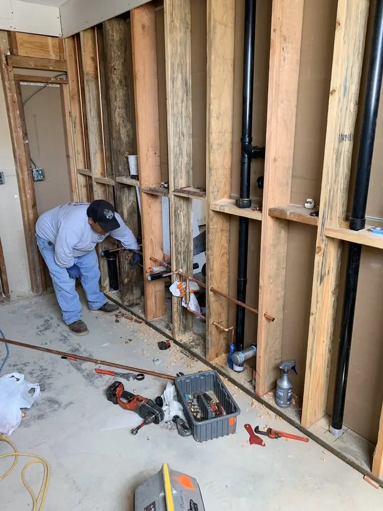 Commercial rough-in plumbing for Gas Line Repair in McCall Heights